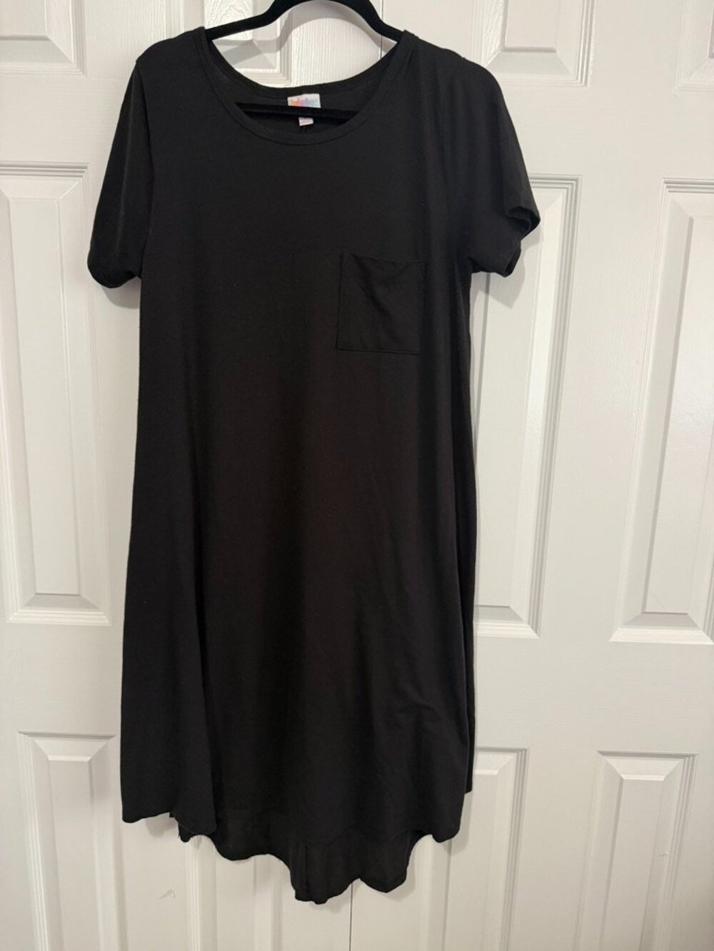 Black LuLaRoe Carly Dress Stretchy and Soft Size M